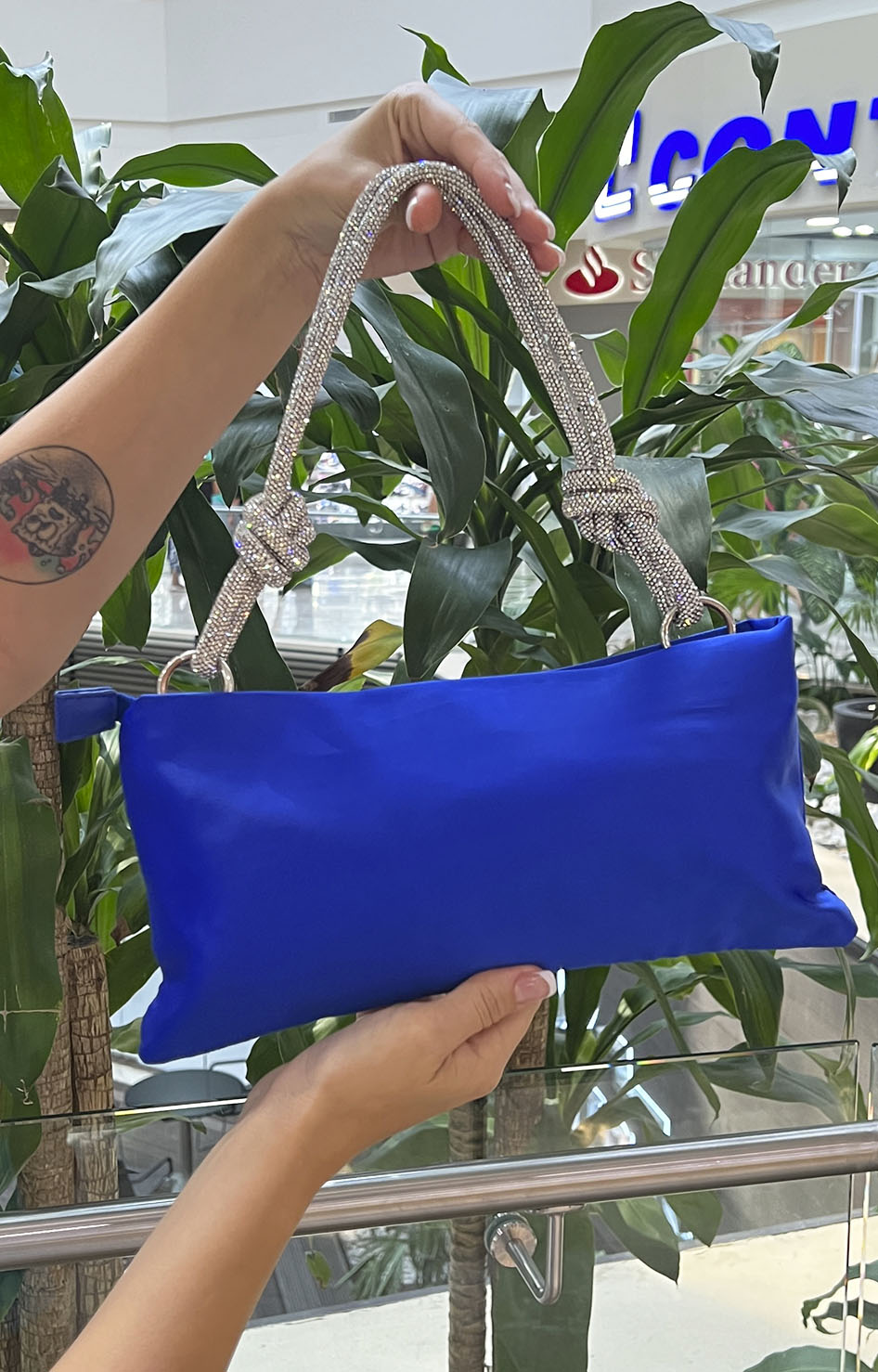 Bolsa best sale azul rey