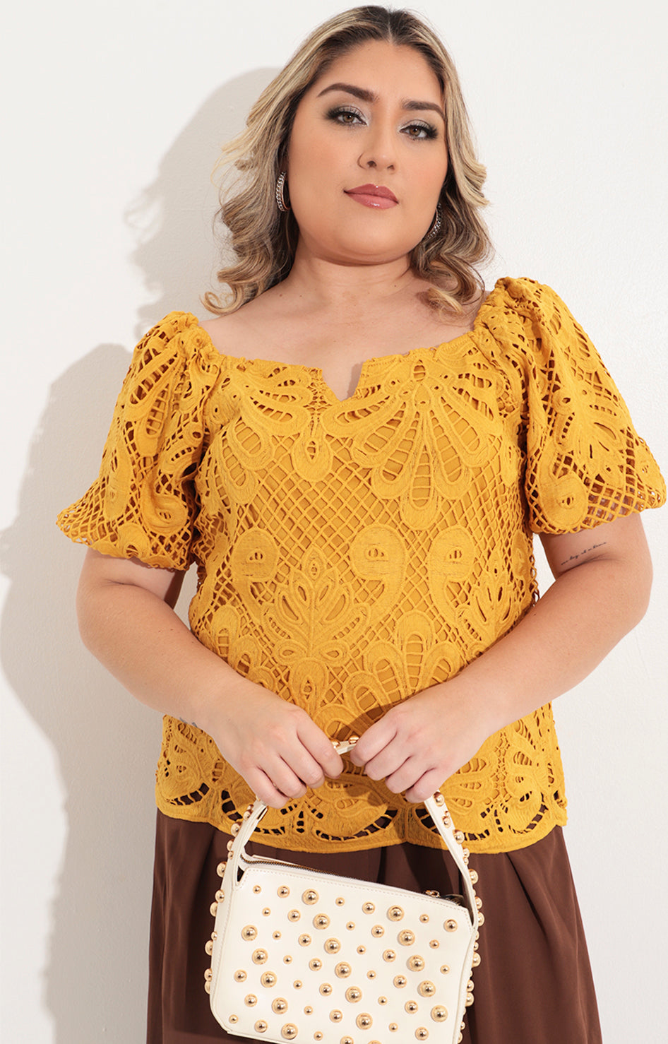 Blusas mostaza 2019 clearance