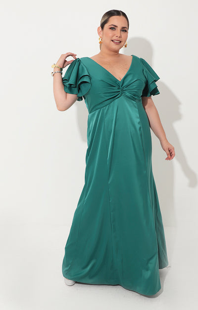 Vestido verde jade - VESTIDO Boutiquemirel 