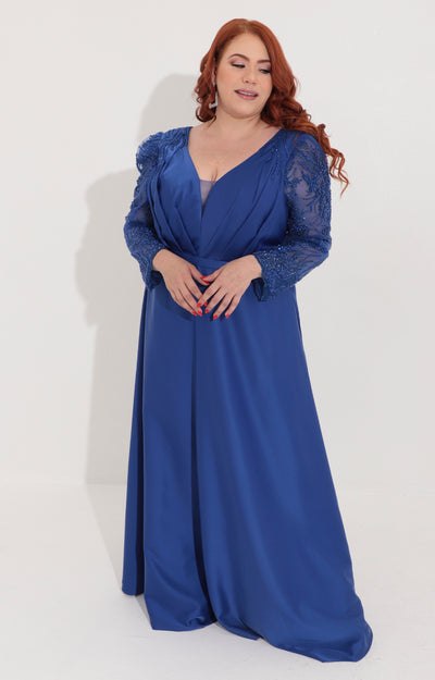 Vestido azul royal gala - VESTIDO Boutiquemirel 